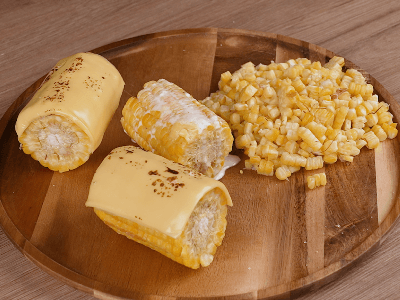 Milho Cozido com Queijo