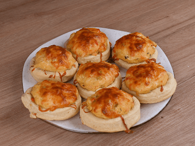 Mini Pizza de Frango