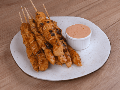 Chicken Skewers with Special Sauce