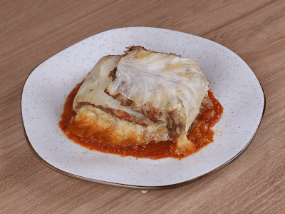 Cabbage Rolls Stuffed with Meat and Cheese