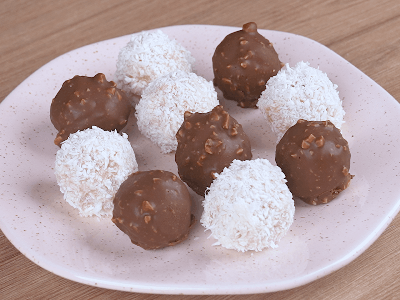 Ferrero Rocher e Raffaello Caseiro