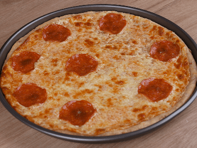 Pizza de Queijo e Pepperoni