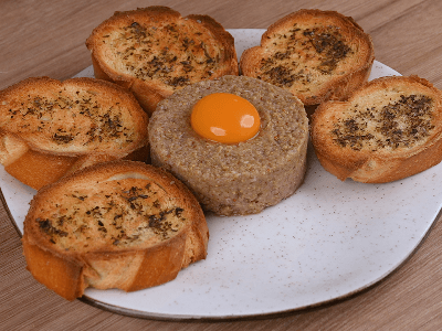 Salami Pate with Toasts