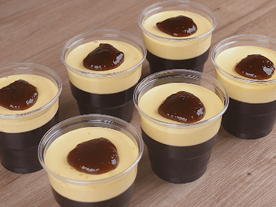 Grape, Black Plum, and Passion Fruit Dessert