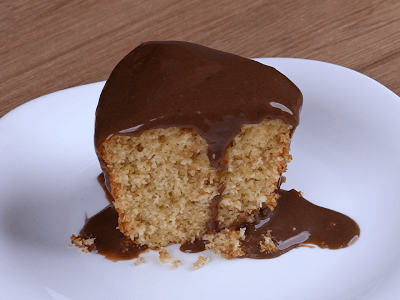 Bolo de Casca Maçã com Chocolate