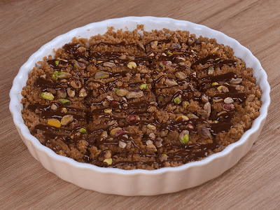 Egg Dessert with Pistachios