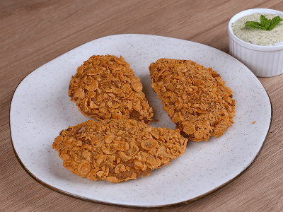 Breaded Stuffed Burger