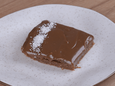Chocolate and Coconut Skillet Cake