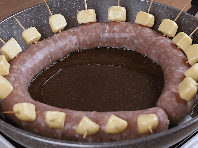 Merienda de Longaniza con Queso