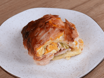 Torta de Frango com Bacon