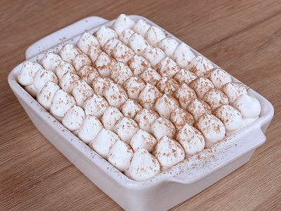 Tiramisu in a Baking Dish