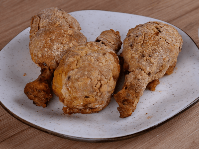 Coxas de Frango Empanadas na Air Fryer