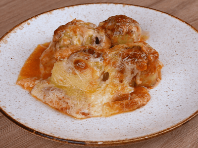 Rollitos de Calabacín con Carne