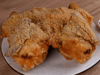 Frango com Cerveja Empanado