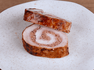 Rocambole Suíno com Bacon