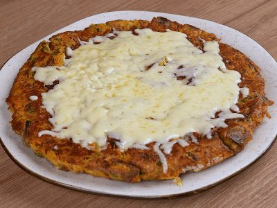 Tortilla de Hígado con Queso