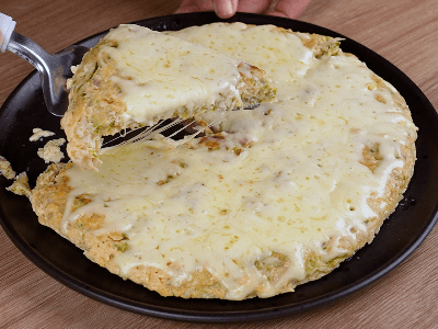 Omelet de Pollo con Verduras y Queso