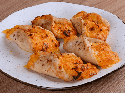 Frango Recheado com Cenoura e Queijo