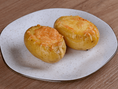 Stuffed Potato with Egg and Cheese