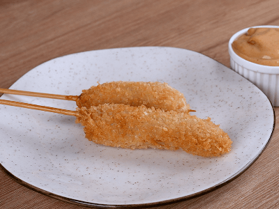 Petisco de Pele de Frango Frita