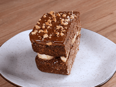 Sobremesa de Banana Com Aveia e Chocolate