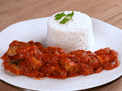 Arroz e Ovos com Coentro