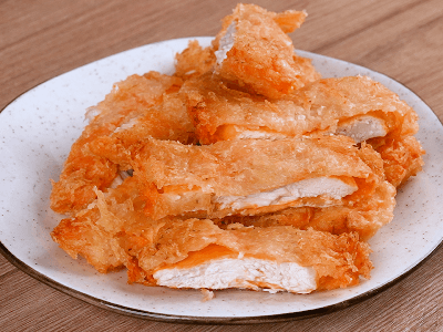 Breaded Chicken with Cheddar