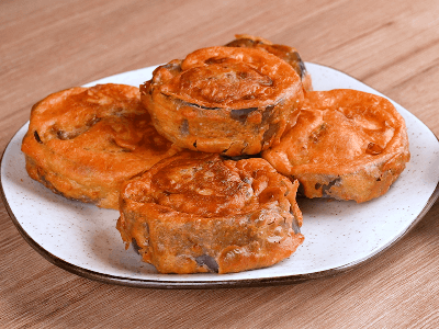 Berenjena con Carne Empanizada