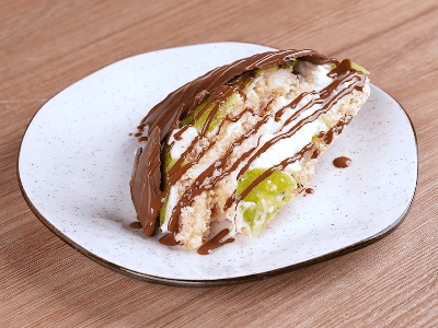 Sobremesa de Kiwi e Chocolate
