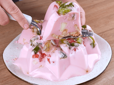 Sobremesa de Morango com Frutas