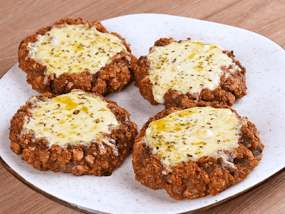 Bolinho de Carne Crocante com Queijo