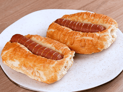 Cachorro-Quente com Pão Assado