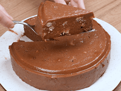 Sobremesa de Banana com Biscoito