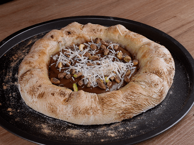 Pizza de Nutella e Queijo