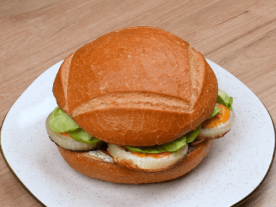 Lanche com Anéis de Cebola