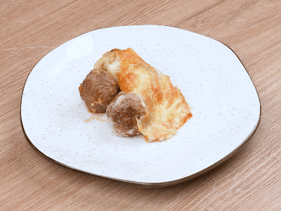 Oven-Baked Meatballs with Mashed Potatoes