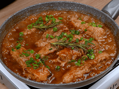 Pork Ribs with Barbecue Sauce