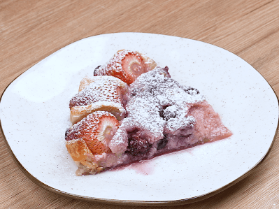 Torta de Cream Cheese com Morango