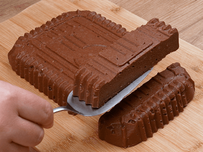 Mousse de Banana com Chocolate