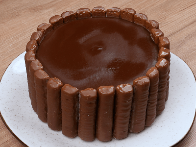 Torta de Uva com Doce de Leite e Chocolate